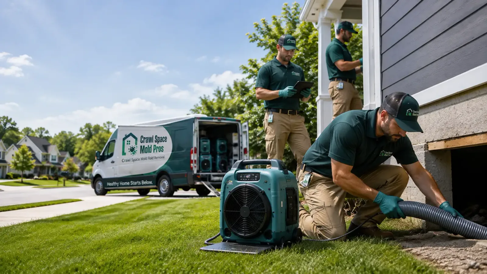 Crawl Space Mold Removal in Hamel, MN